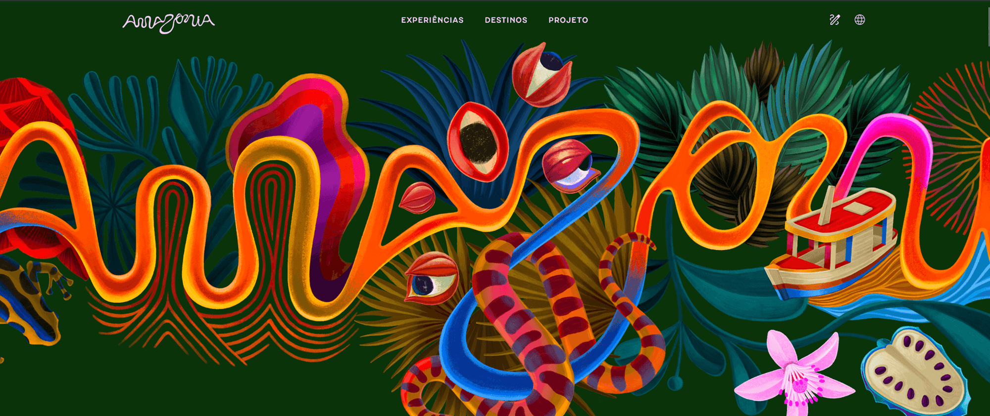Visiteamazonia landing page